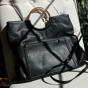 Lauren Conrad Black Purse Bag Clutch